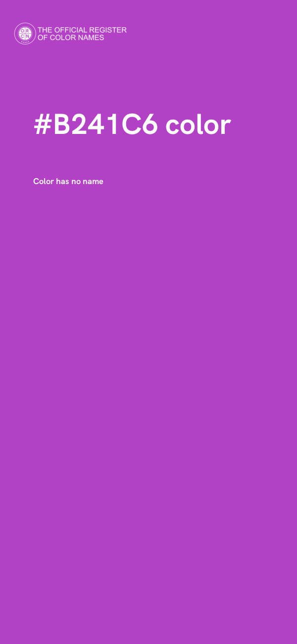 #B241C6 color image