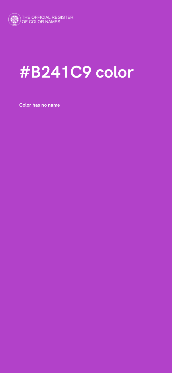 #B241C9 color image