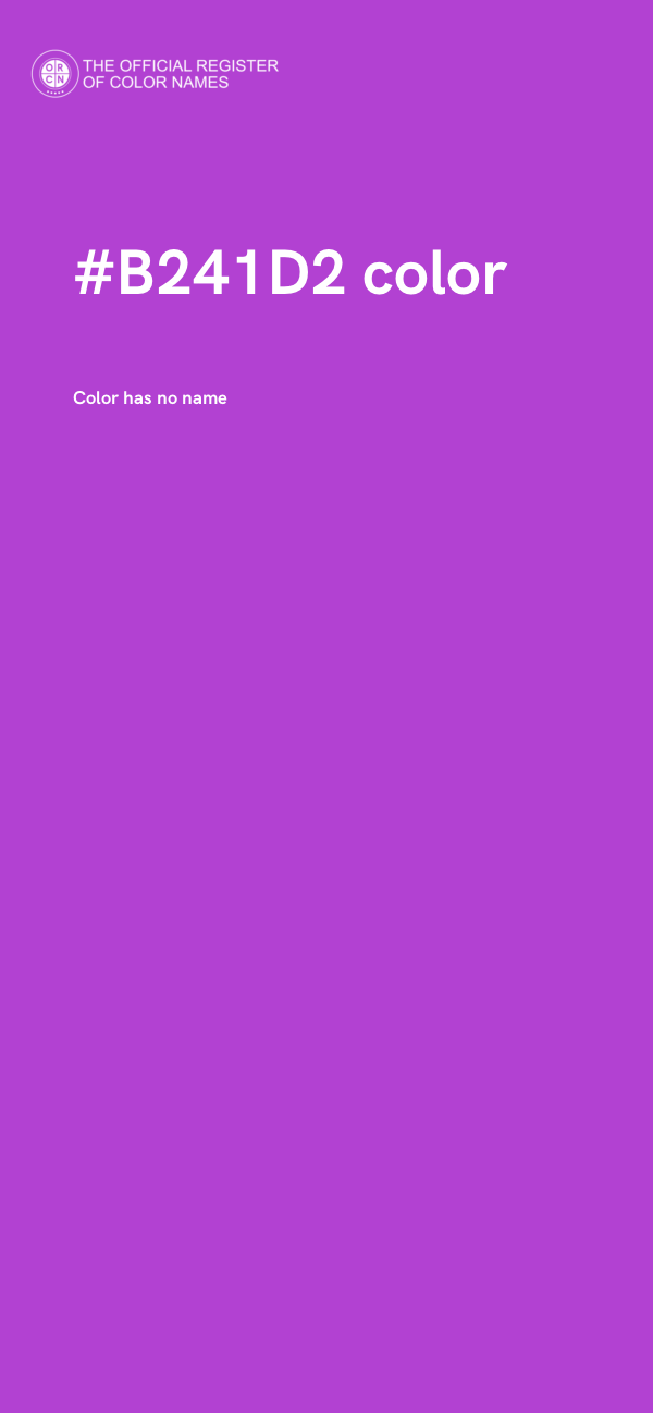 #B241D2 color image