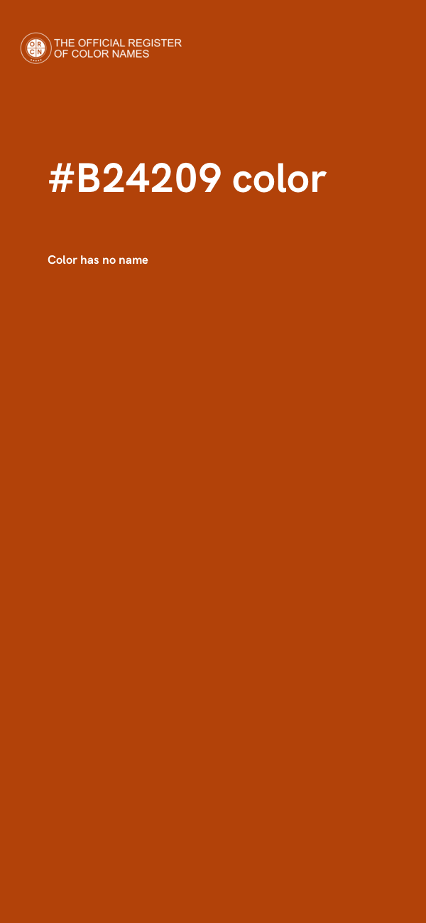 #B24209 color image