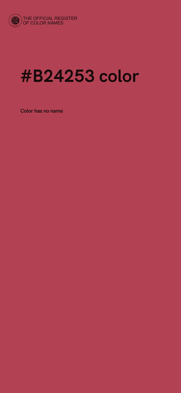 #B24253 color image
