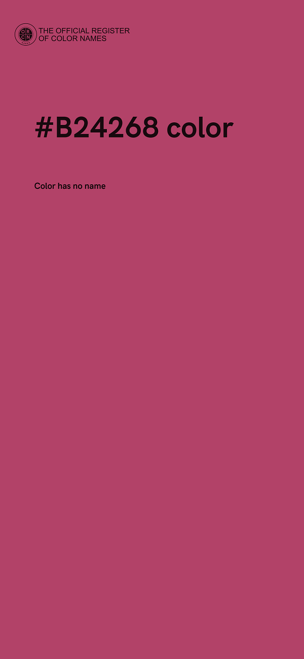 #B24268 color image