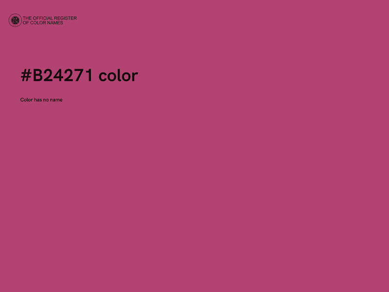 #B24271 color image