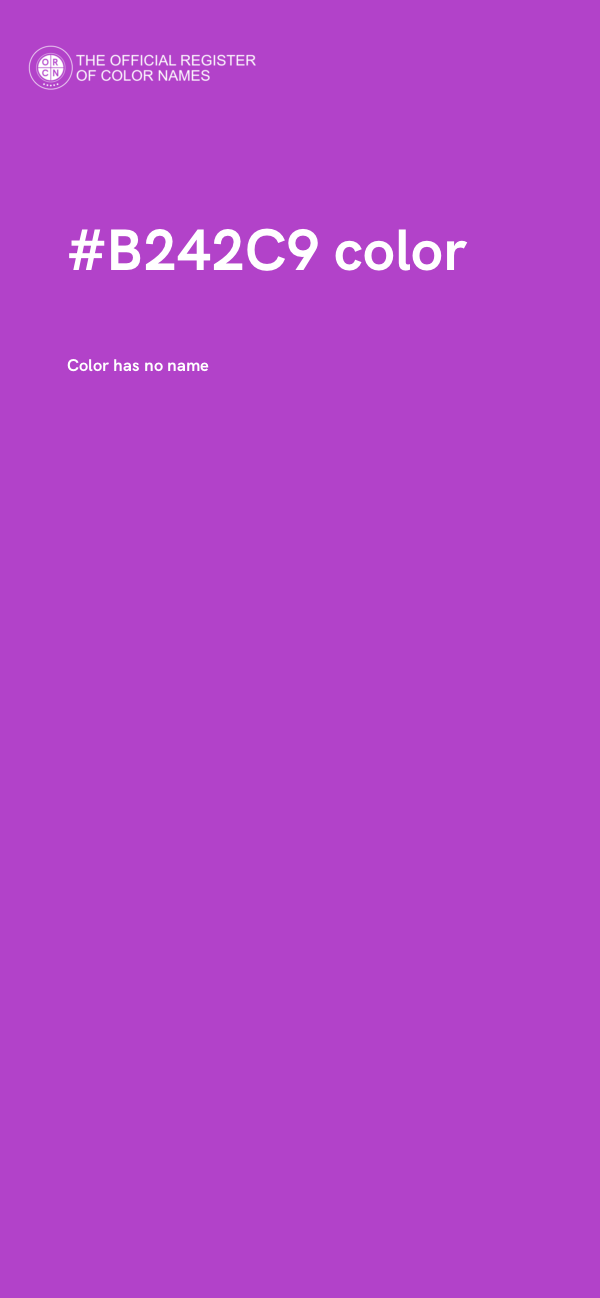 #B242C9 color image
