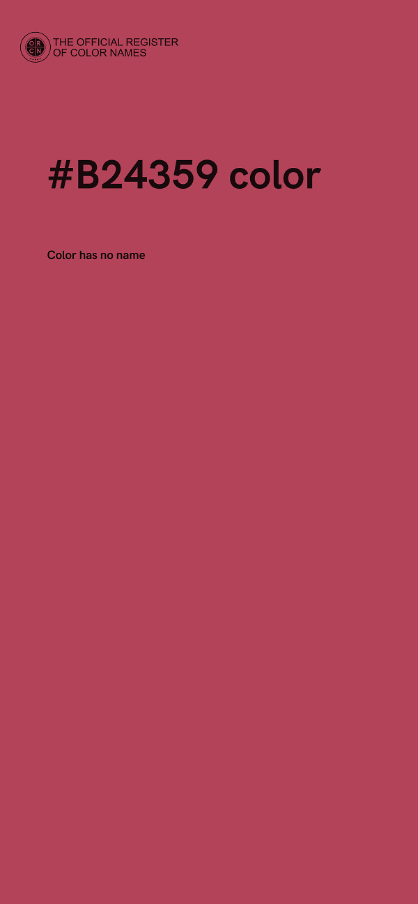 #B24359 color image