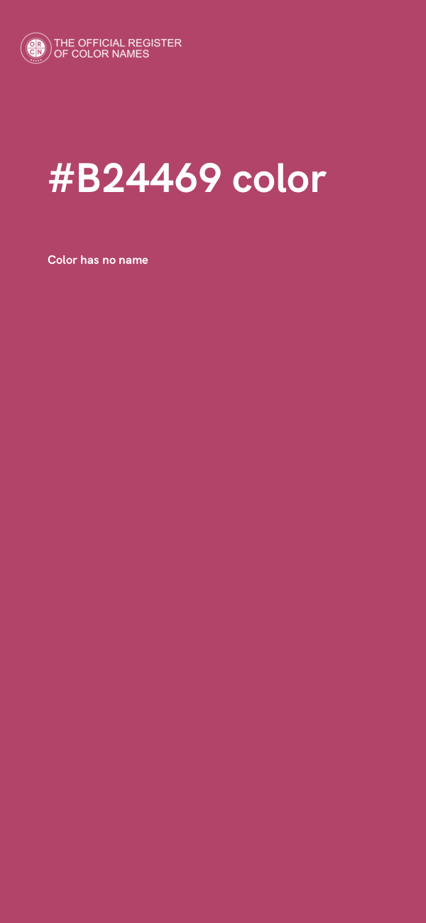 #B24469 color image