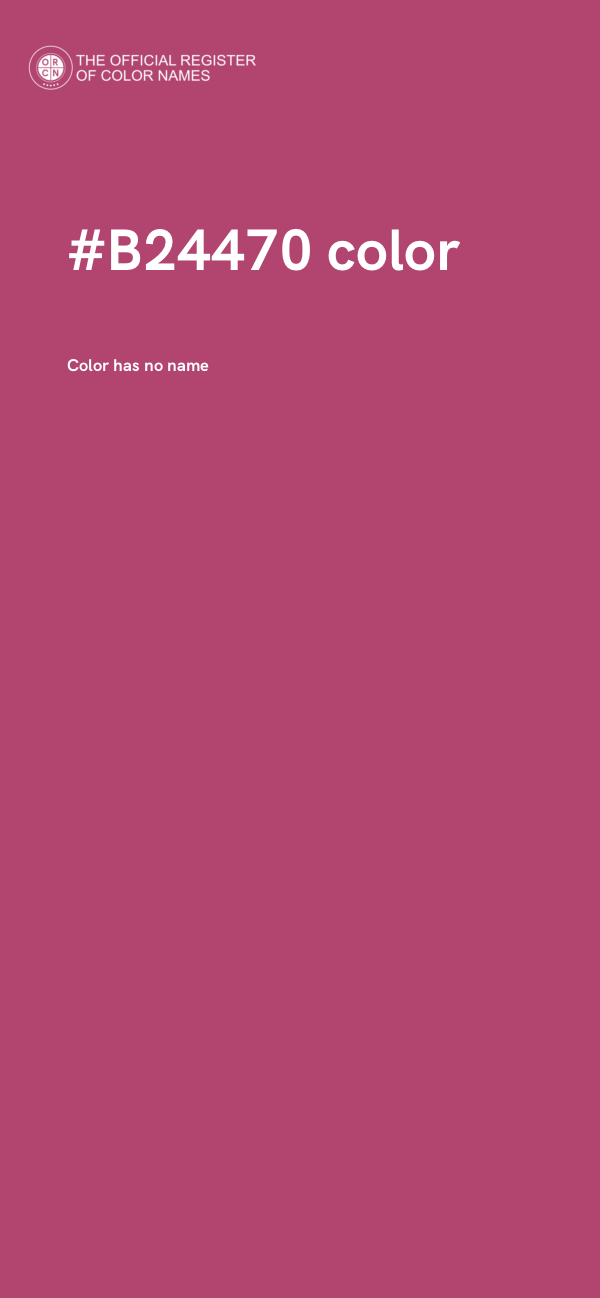 #B24470 color image
