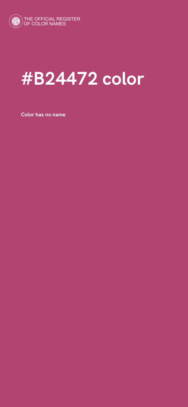 #B24472 color image