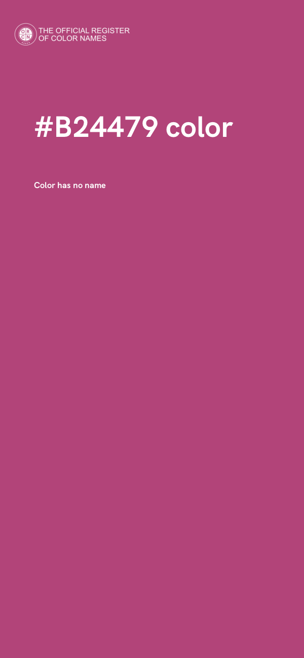 #B24479 color image