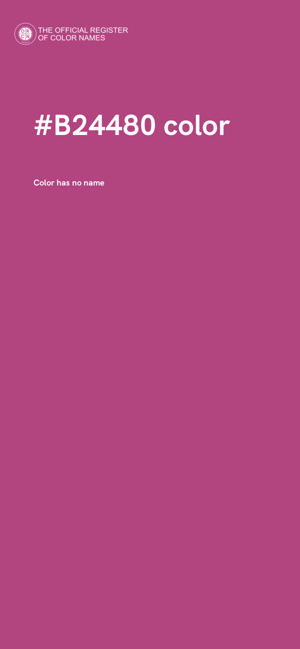 #B24480 color image