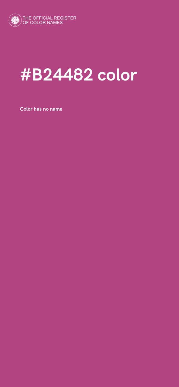 #B24482 color image