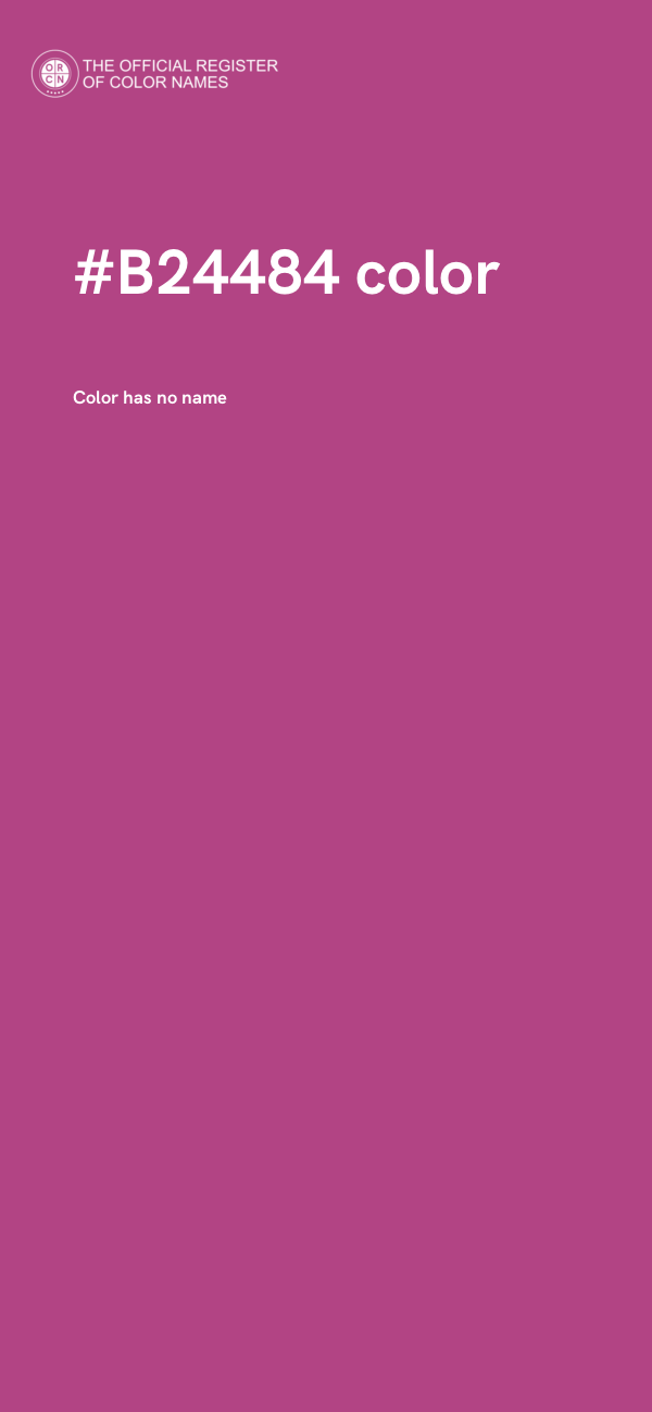 #B24484 color image