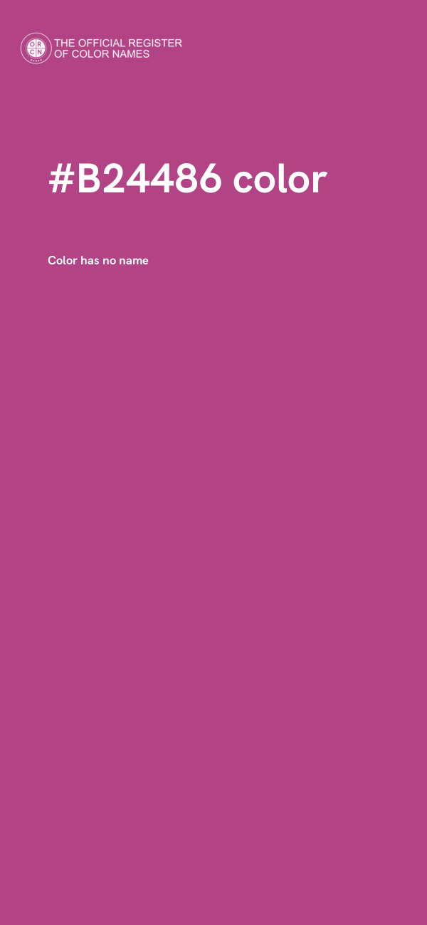 #B24486 color image