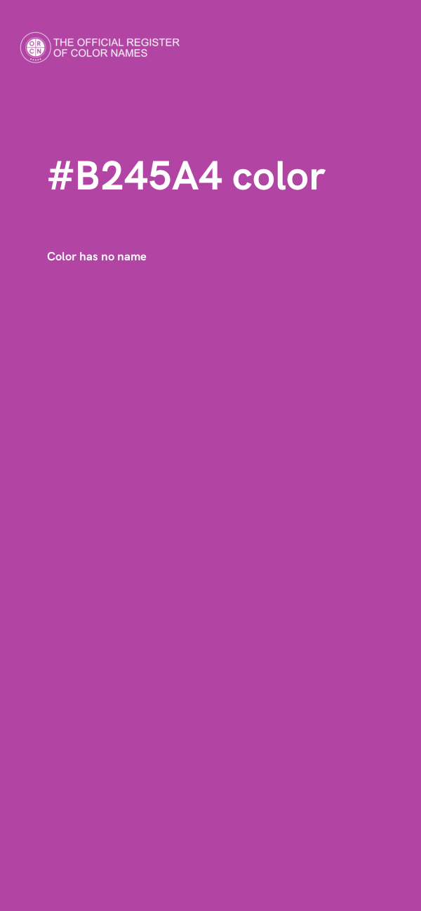 #B245A4 color image