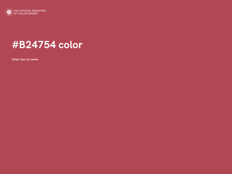 #B24754 color image