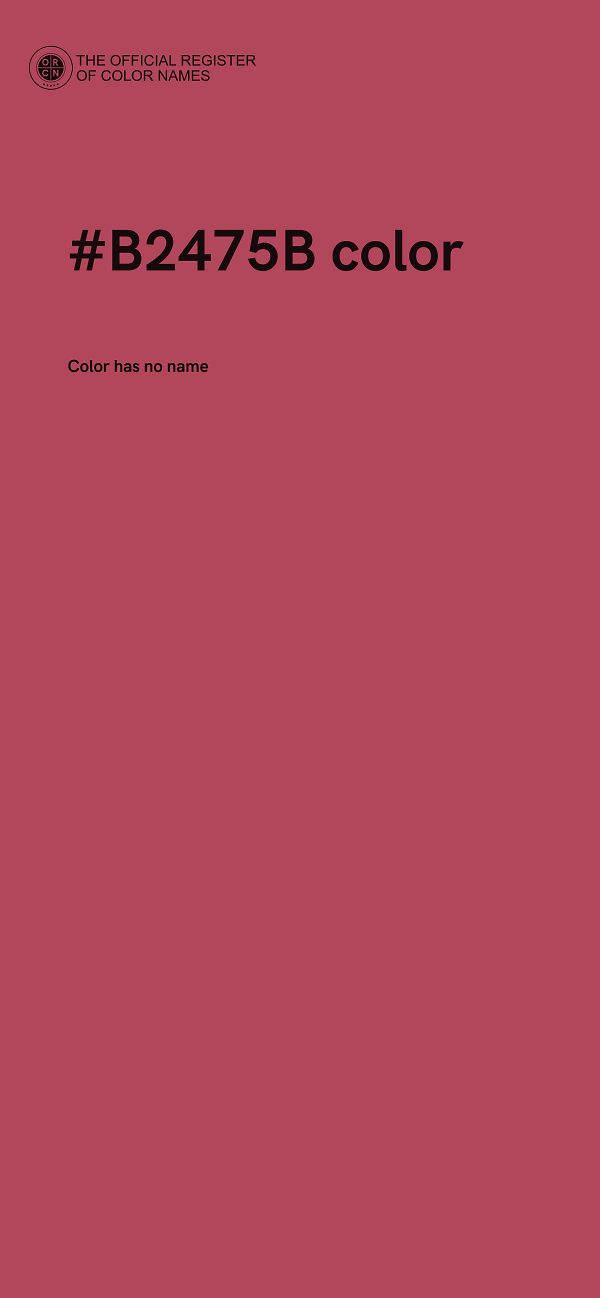 #B2475B color image