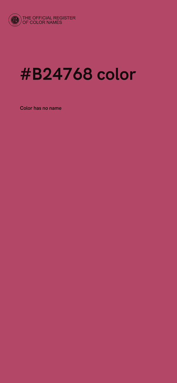 #B24768 color image