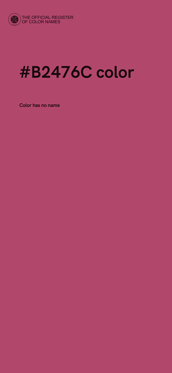 #B2476C color image