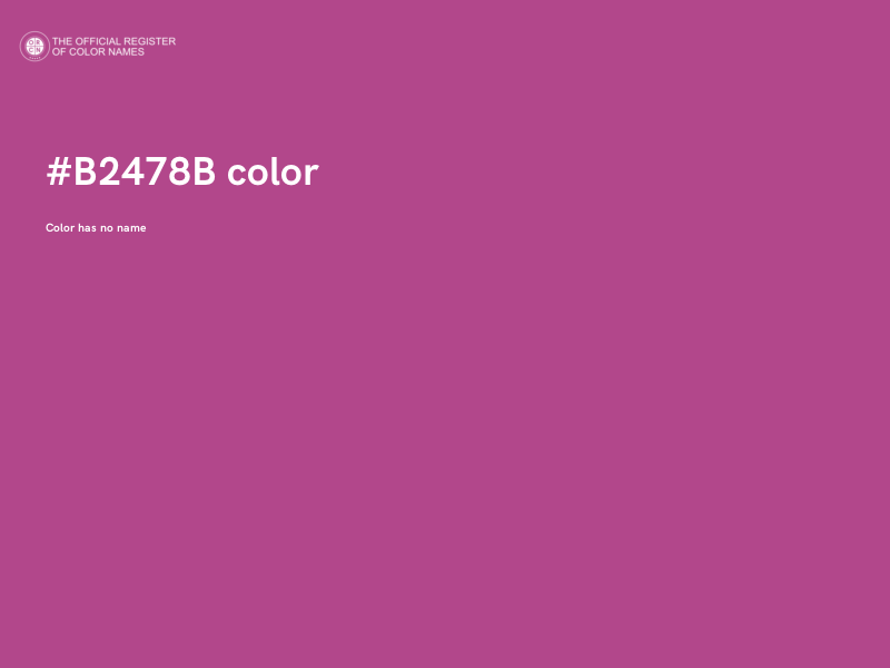 #B2478B color image