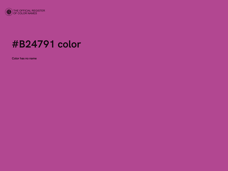 #B24791 color image