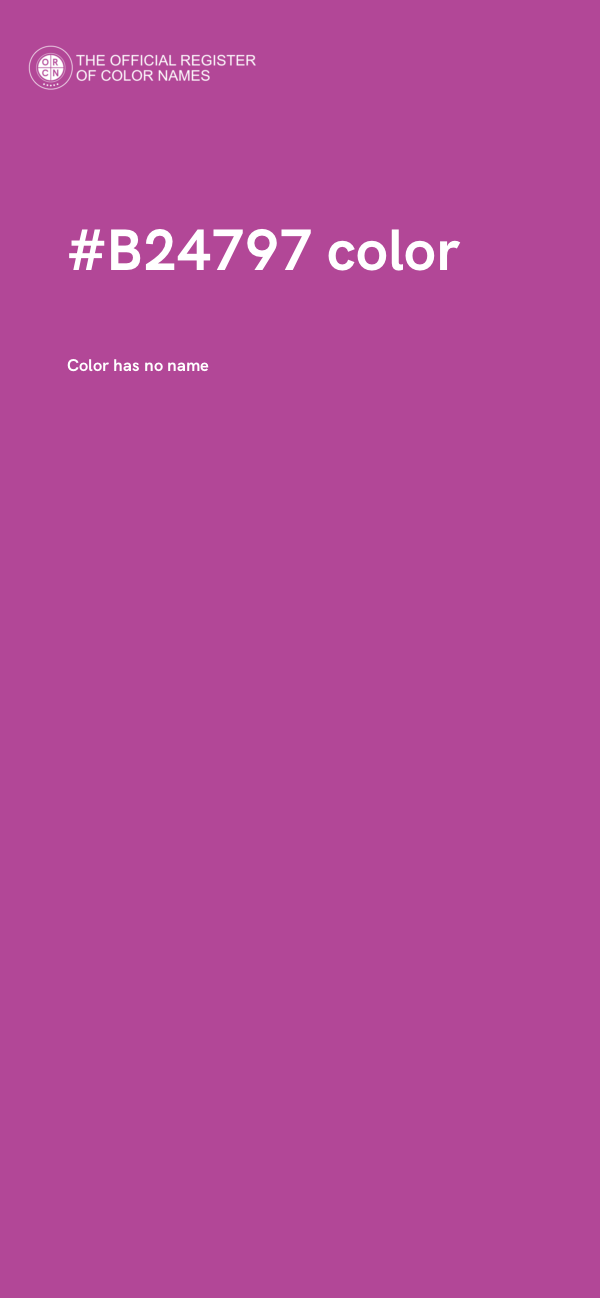 #B24797 color image