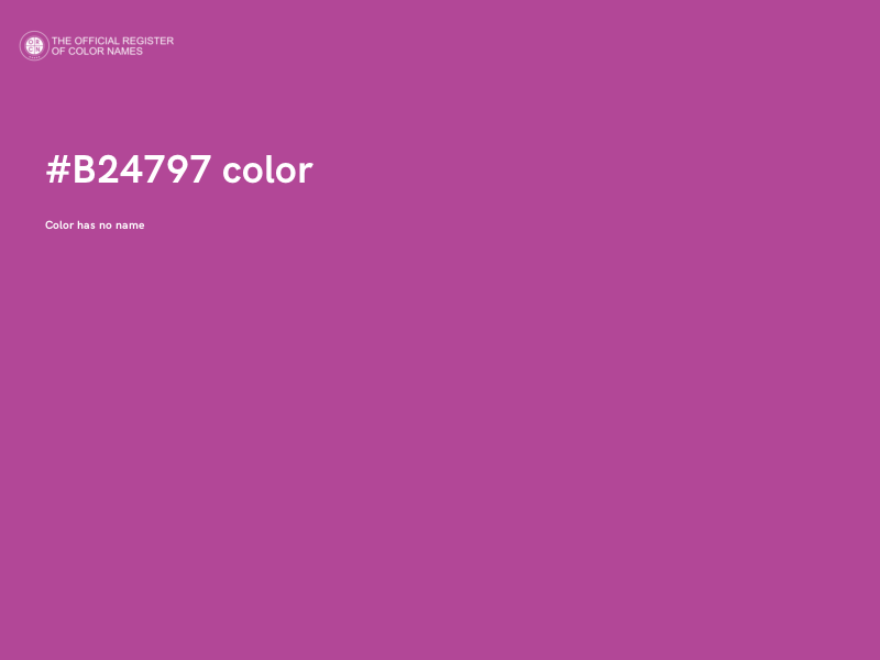 #B24797 color image