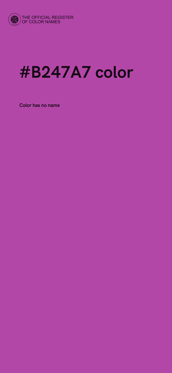 #B247A7 color image