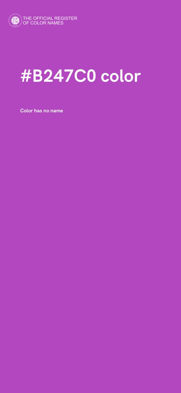 #B247C0 color image