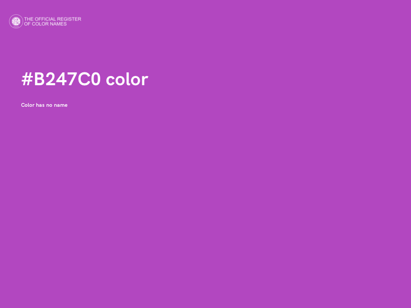 #B247C0 color image