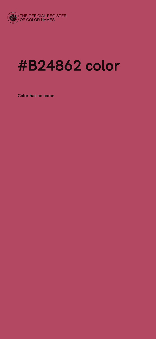 #B24862 color image