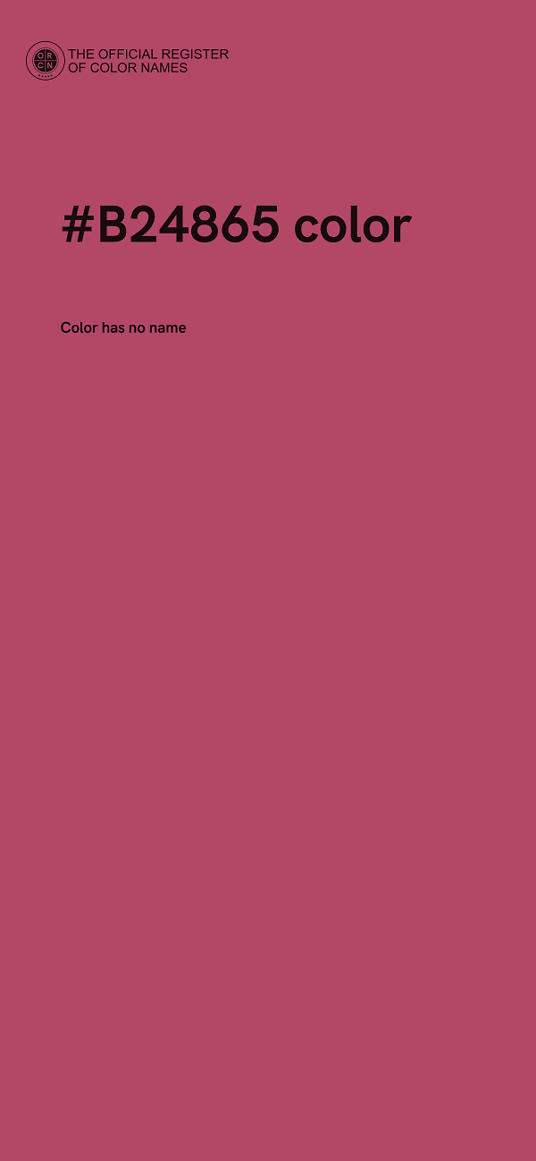 #B24865 color image