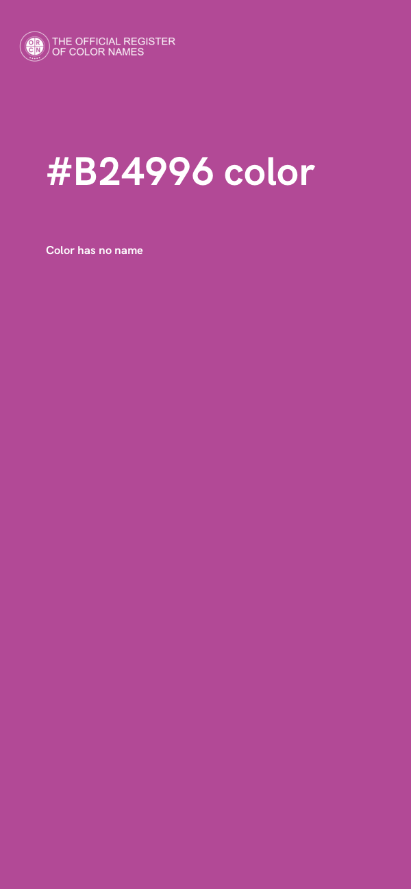 #B24996 color image