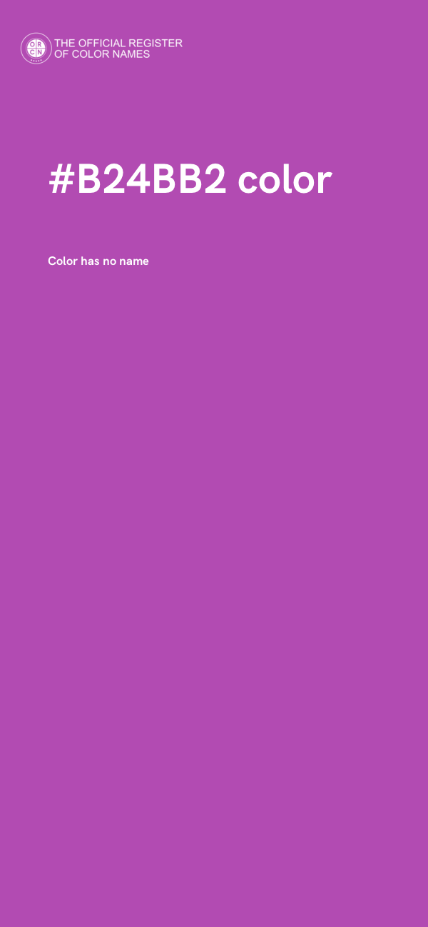 #B24BB2 color image