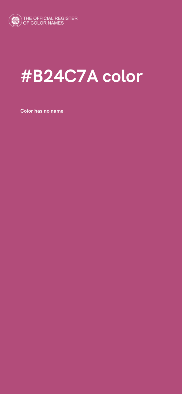 #B24C7A color image