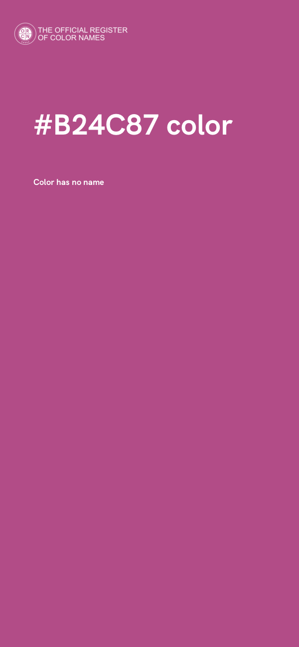 #B24C87 color image