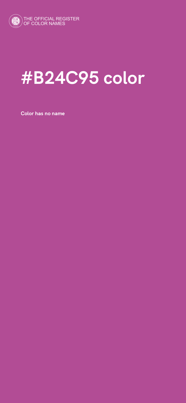 #B24C95 color image
