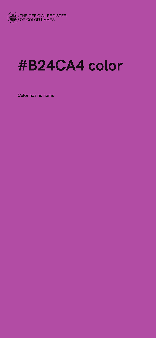 #B24CA4 color image