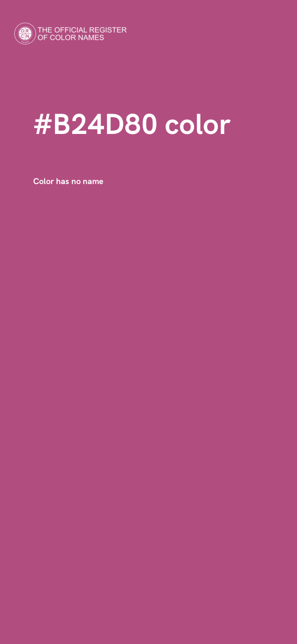 #B24D80 color image