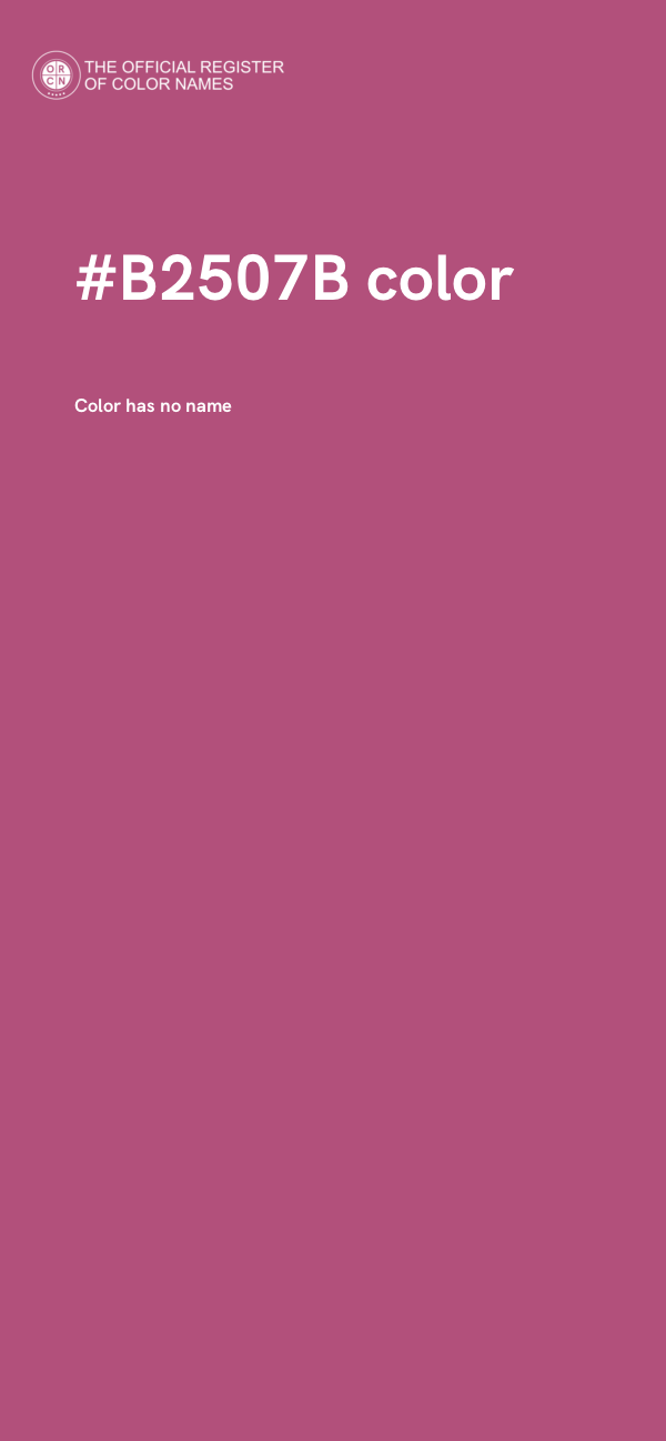 #B2507B color image