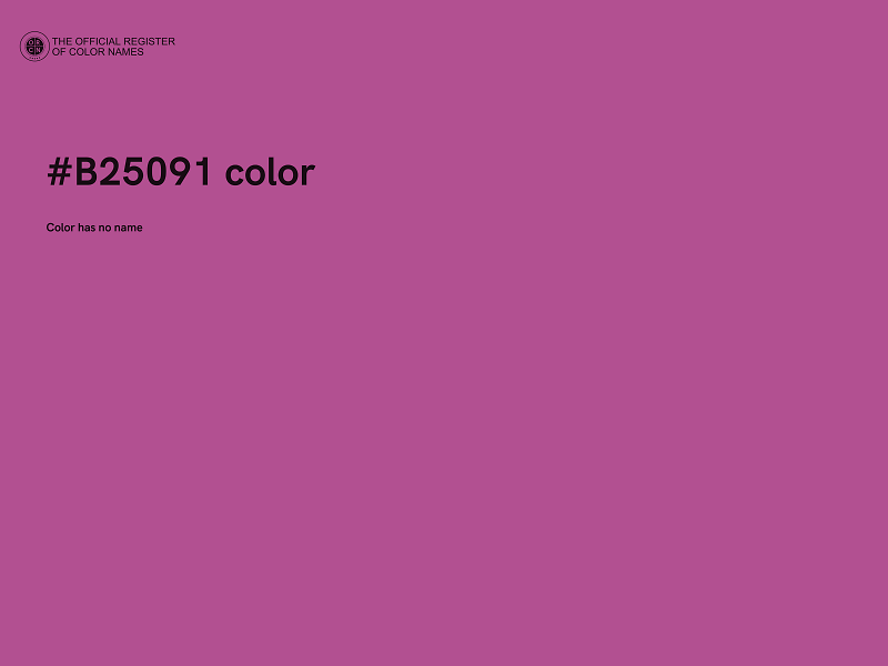 #B25091 color image