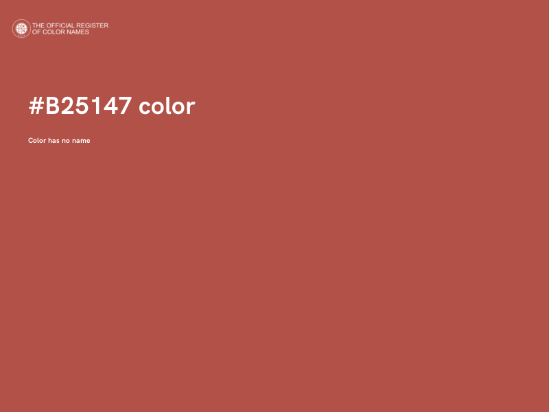 #B25147 color image