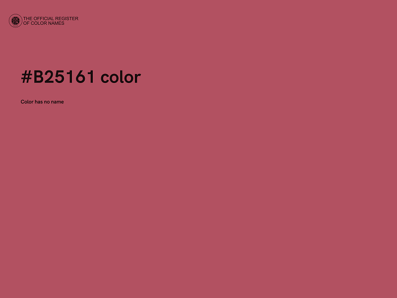 #B25161 color image