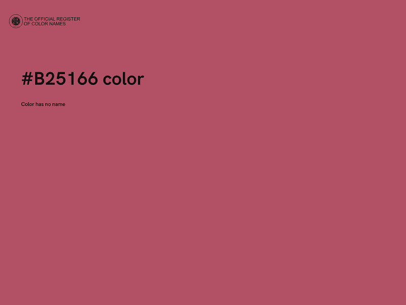 #B25166 color image