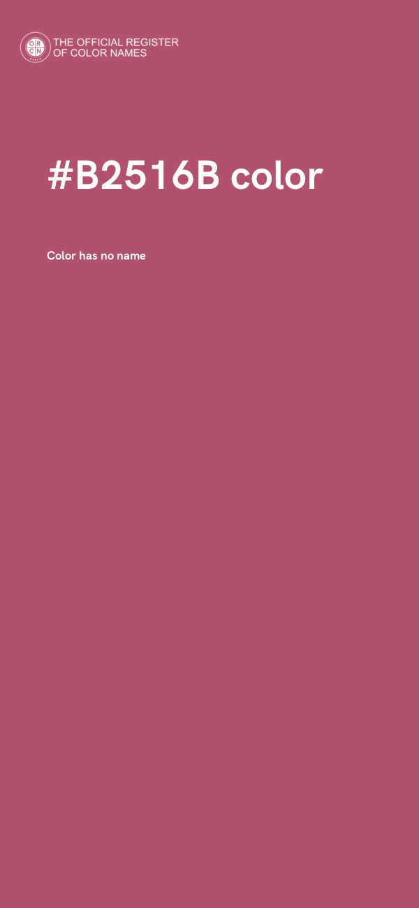 #B2516B color image