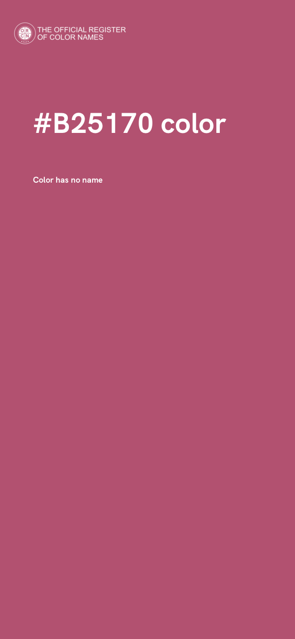 #B25170 color image