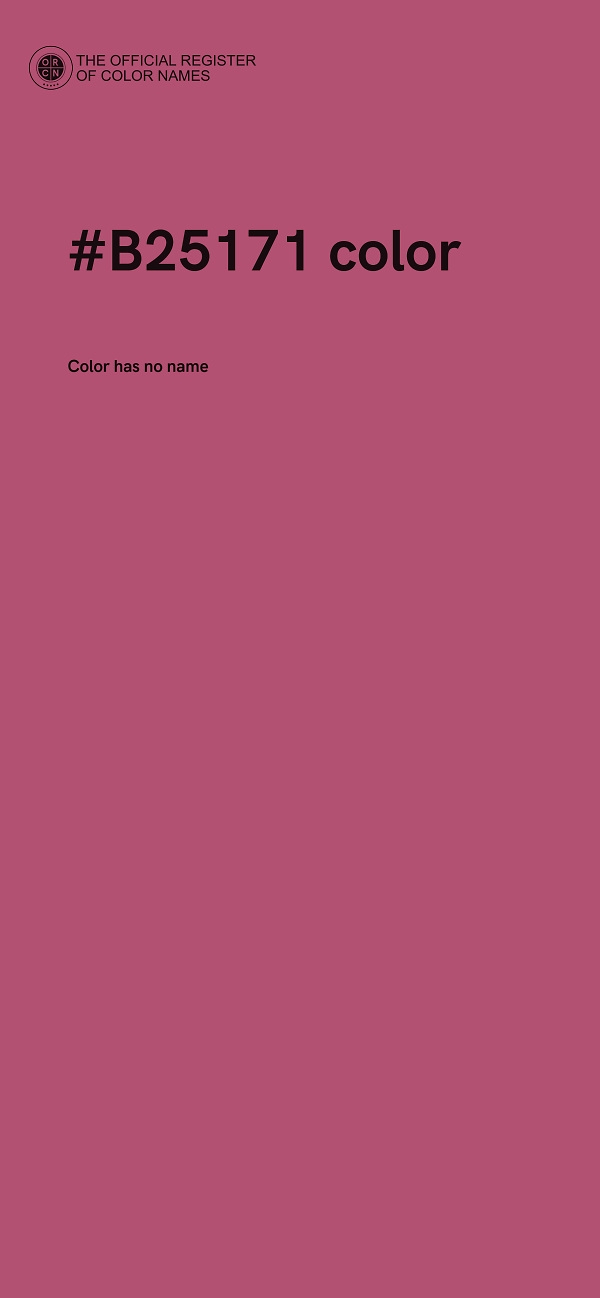 #B25171 color image