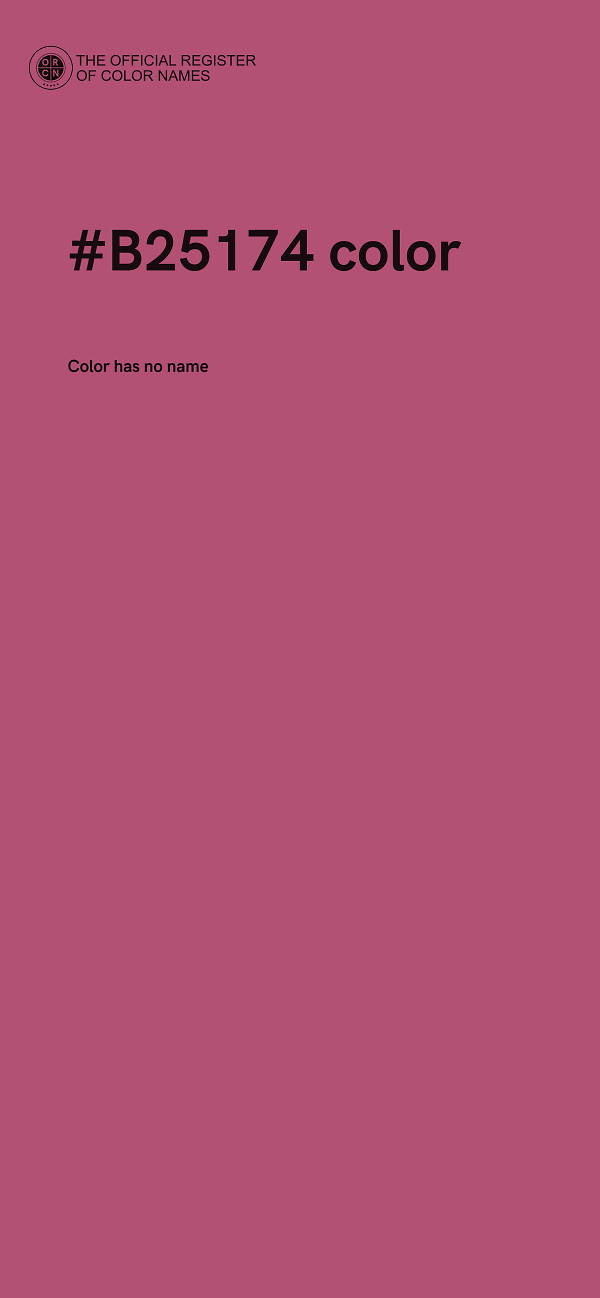 #B25174 color image