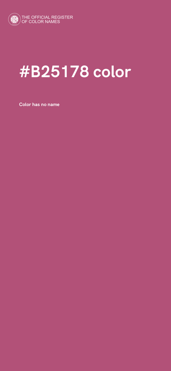 #B25178 color image