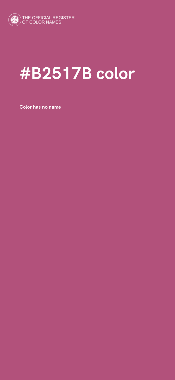 #B2517B color image