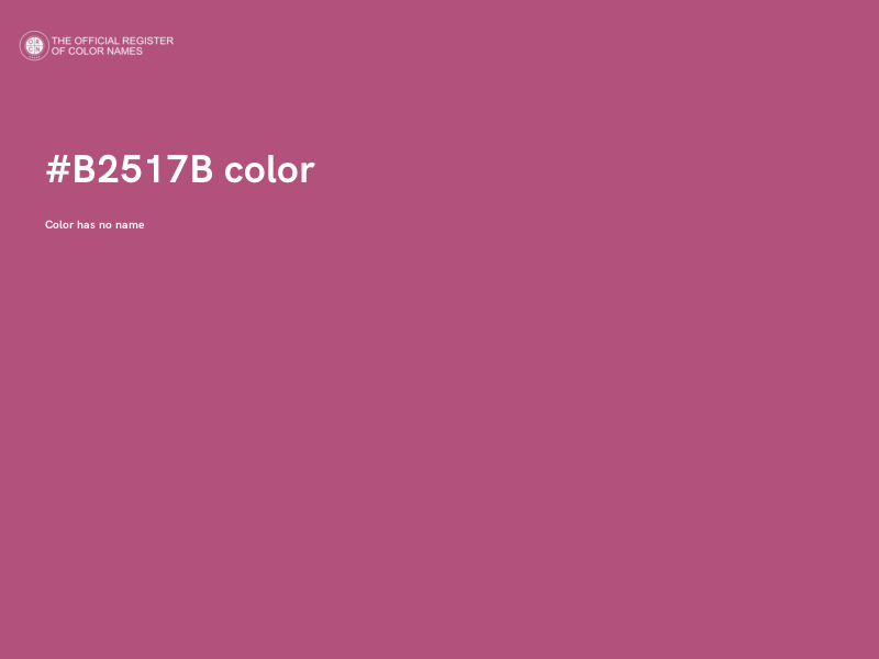 #B2517B color image